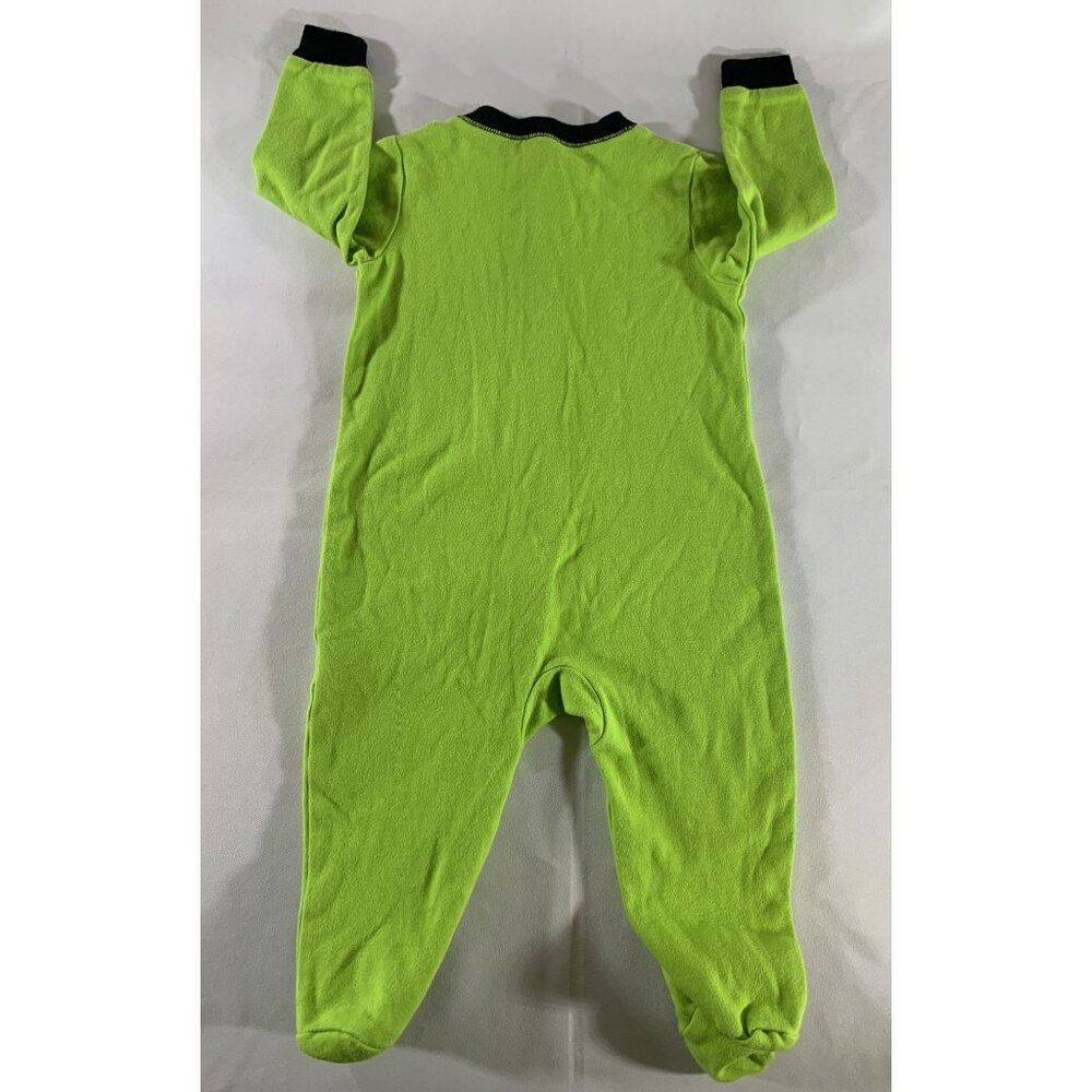 Garanimals Baby 6-9M Frankenstein Sleep Play Bodysuit 2 pc Set Halloween Green - Picture 6 of 16